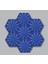 SS09-04 Altıgen Seri Kobalt Çiçek 1 Adet 1