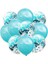Konfetili Bebek Mavi Balon Demeti (10 Adet) 1