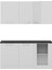 165CM Köşe Mutfak Dolabı - Beyaz K165-B1 4