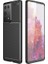 Karbon Fiber Tpu Telefon Koruyucu Galaxy S21 Ultra - Siyah (Yurt Dışından) 1
