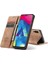 Casesung 013 Serisi Galaxy M10 Çevirme Deri Telefon Kılıfı - Kahverengi (Yurt Dışından) 1
