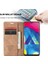 Casesung 013 Serisi Galaxy M10 Çevirme Deri Telefon Kılıfı - Kahverengi (Yurt Dışından) 3