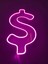 Dolar Neon Şekiller Işaret Neon LED Dekoratif Duvar Aydınlatması Neon Duvar Yazısı 1