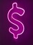 Dolar Neon Şekiller Işaret Neon LED Dekoratif Duvar Aydınlatması Neon Duvar Yazısı 5