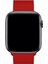 Apple Watch 1 2 3 4 5 6 7 Se Nike Uyumlu 42MM 44MM 45MM Metal Hasır Premium Loop Kordon Kırmızı 2