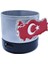 Metal Renkli Ay Yıldız Türkiye Magnet 1 Adet 5