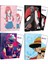 Flying Kisses+Sasuke+Itachi+Naruto+Luffy Defter + Ayraç 4'lü 1