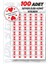 Sevgililer Günü 3 5 x 5 cm 100 Adet Yuvarlak Özel Kesimli Sticker Etiket 1