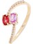 Oval Safir Yüzük - Rose 1