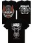Geometrik Geyik, Metallica Kurukafa, Motorcu Kurukafa Kadın 3'lü Eko Paket T-Shirt 1