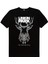 Geometrik Geyik, Metallica Kurukafa, Motorcu Kurukafa Kadın 3'lü Eko Paket T-Shirt 2
