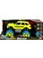 1:18 Uzaktan Kumandalı Neon Jumbo Weels USB Şarjlı Araba 26 cm - Sarı Jeep 5