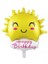 Happy Birthday Güneş Folyo Balon 1