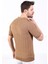 Camel Polo Yaka Fermuarlı Erkek Pamuk Triko T-Shirt 5