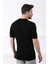 Siyah Polo Yaka Fermuarlı Erkek Pamuk Triko T-Shirt 5