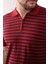 Tarçın/laci Polo Yaka Fermuarlı Erkek Pamuk Triko T-Shirt 3