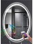 73X93 cm Bluetoothlu Dokunmatik Tuşlu Buğu Çözücü Ledli Elips Banyo Aynası 1