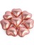 Rose Gold Kalp Mini Shape Folyo Balon 5 Adet 1