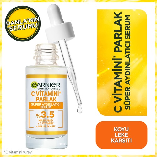 Garnier C Vitamini Parlak Süper Aydınlatıcı Serum 30 ml Garnier C Vitamini Parlak Süper Aydınlatıcı Serum 30 ml