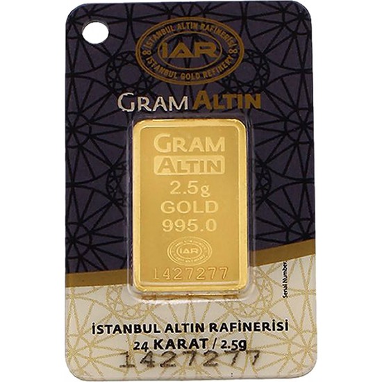 İAR 2,5 Gram Külçe 24 Ayar Altın