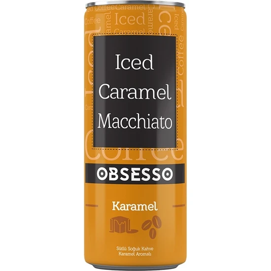 Obsesso Iced Caramel Macchiato 250 ml 12'li