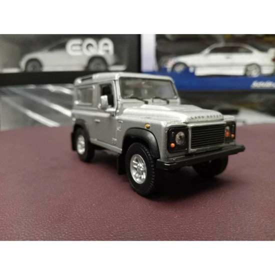 Welly Land Rover Defender Maket Çek Bırak Diecast Model (Gri)