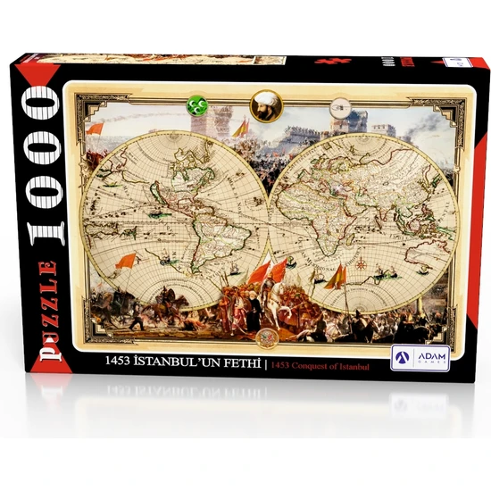 Adam Games 1453 Istanbul'un Fethi 1000 Parça Puzzle Yapboz
