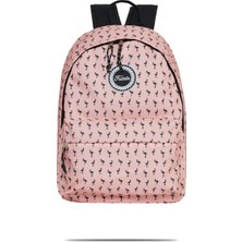 Fudela Flamingo Laptop Bölmeli Outdoor Backpack Sırt Çantası