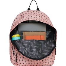 Fudela Flamingo Laptop Bölmeli Outdoor Backpack Sırt Çantası