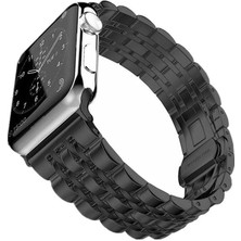 Fogy Apple Watch Uyumlu 7 Kordon 41MM Kordon Metal Katlamalı Paslanmaz Çelik Krd-17 (Saat Değildir)