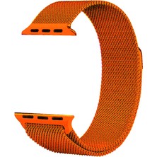 Fogy Apple Watch Uyumlu 7 Kordon 41MM Mıknatıslı Metal Tel Örgü Işlemeli Metal (Saat Değildir) Kordondur
