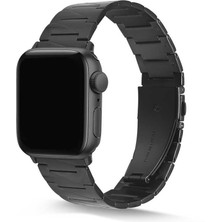Fogy Apple Apple Watch 1-2-3-4-5 Serisi Uyumlu Katlamalı,klipsli Şık Metal Kordon