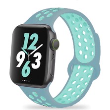 Fogy  Apple Watch Uyumlu 7 (45MM) Kordon Esnek Silikon Delikli Şık Tasarım (Sadece Kordondur)