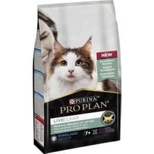 Pro Plan Live Clear Senior Sterilised Hindili Kısırlaştırılmış Yaşlı Kedi Maması 1,4 kg