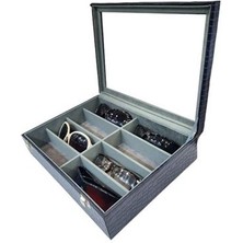 Stand Market  Gözlük Kutusu 8'li Lacivert Kroko