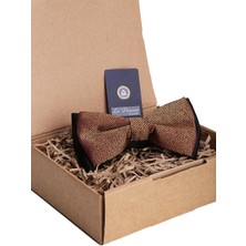 Kravatkolik Safran - Mor Kum Desen Papyon P1361