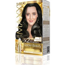 Maxx Deluxe Golden Altın Içerikli Saç Boyası 6.1 Küllü Koyu Kumral