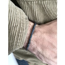 Padore Accessory Kraliyet Mavisi Çok Şık Ahşap Bileklik