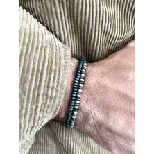 Padore Accessory Kraliyet Mavisi ve Su Yeşili Iki Adet Çok Şık Ahşap Bileklik