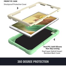 Hello-U Kelebek Şekilli Tasarım Galaxy Tab A7 Lite 8.7-Inç Için Tablet Kılıfı - Yeşil (Yurt Dışından)