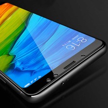 Fibaks Xiaomi Redmi Note 5 Pro Tam Ekran Koruyucu Kırılmaz Cam 9H Temperli Koruma Dayanıklı 5D