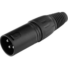 Asian Tech Store Xlr Erkek Konnektör Siyah
