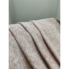Özlü Home Lüks Pamuklu Koltuk Örtüsü Somon