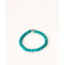Zeynep Büyükbay Firuze Doğal Taş Bileklik (6mm Küre Kesim)
