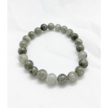 Zeynep Büyükbay Labradorit Doğal Taş Bileklik (8mm Küre Kesim)
