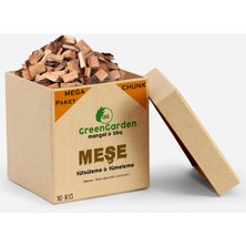 Meşe Tütsüleme Aroma Odun Parçaları - Mangal Barbekü Tütsü ve Aroma Ahşap Parçaları - Meşe - Mega PAKET10 kg