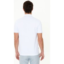 Pierre Cardin Erkek Beyaz Slim Fit Polo Yaka Basic Tişört 50252448-VR013
