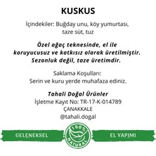 Tahali Kuskus 500 gr (Taze süt, Köy Yumurtası, El Yapımı)