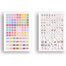 Le Color Sticker Book 756 Adet Renkli Etiket Bang