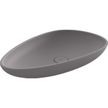 Bocchı Etna Çanak Lavabo 58 Cm - Mat Gri